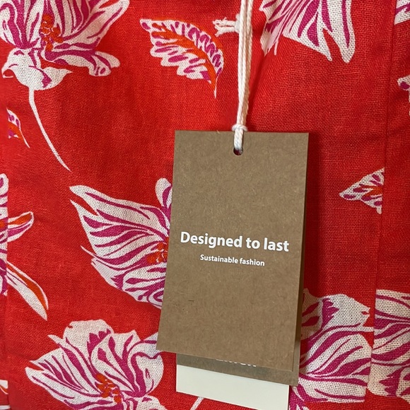 Joie Linen Floral Crop Top - Picture 4 of 9